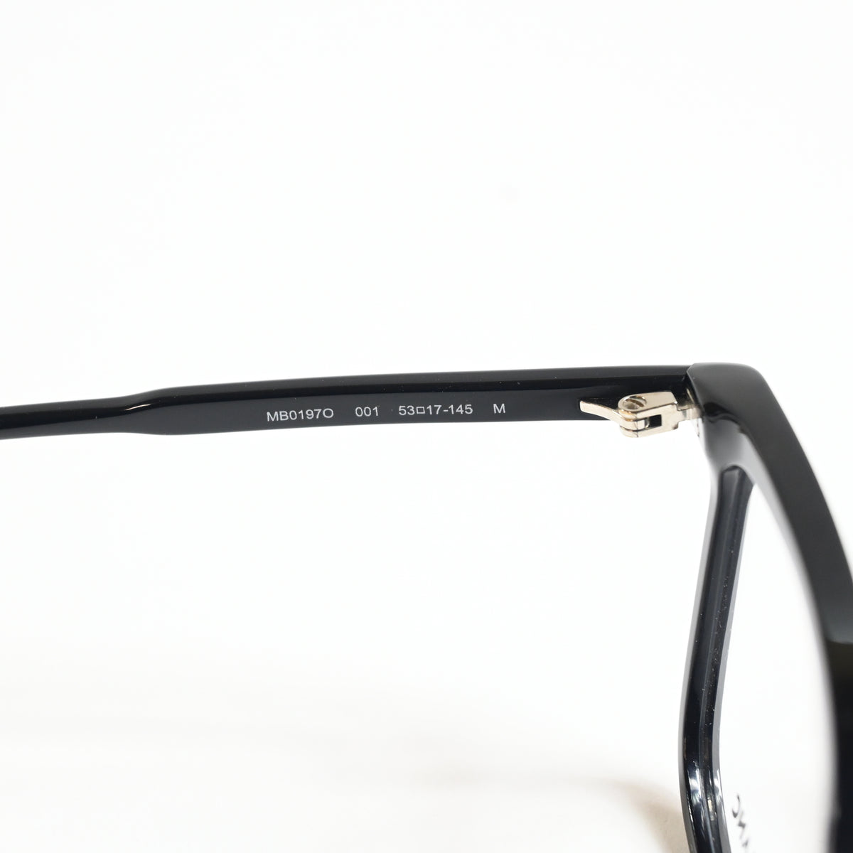 Montblanc MB0197O 001 Mens Authentic Eyeglasses Black, 53mm - New