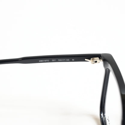 Montblanc MB0197O 001 Mens Authentic Eyeglasses Black, 53mm - New