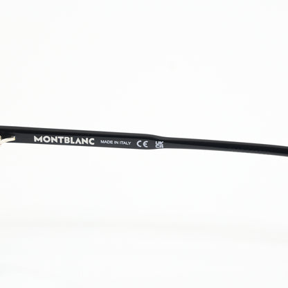 Montblanc MB0197O 001 Mens Authentic Eyeglasses Black, 53mm - New