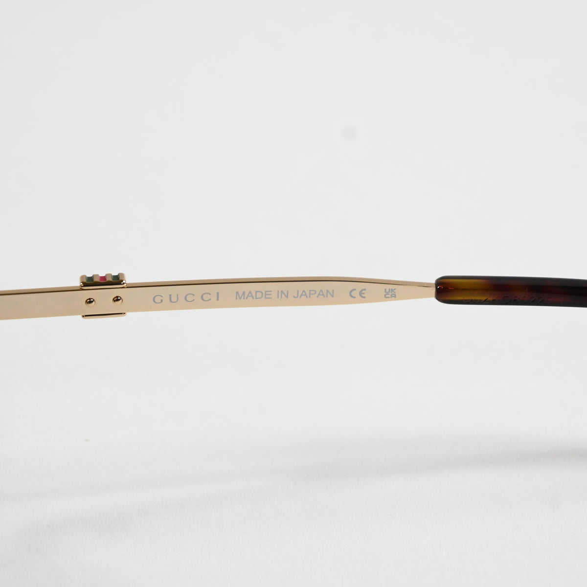 Gucci GG1441S 002 Mens Authentic Sunglasses Gold/Brown, 58mm - New