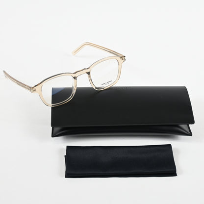 Yves Saint Laurent SL-549O-SLIM 004 Mens Authentic Eyeglasses Yellow, 47 - New