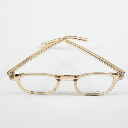 Yves Saint Laurent SL-549O-SLIM 004 Mens Authentic Eyeglasses Yellow, 47 - New