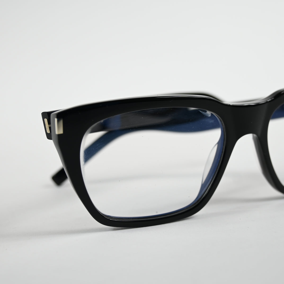 Yves Saint Laurent SL-598O 001 Mens Authentic Eyeglasses Black, 56mm - New