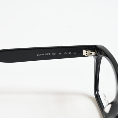 Yves Saint Laurent SL-598O 001 Mens Authentic Eyeglasses Black, 56mm - New