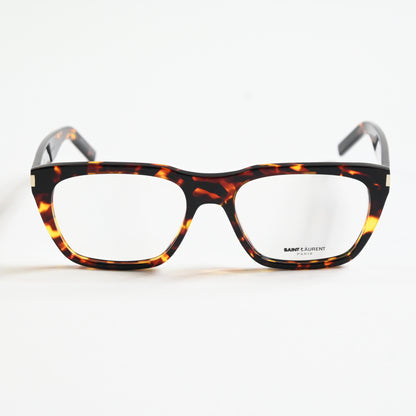 Yves Saint Laurent SL-598O 002 Unisex Authentic Eyeglasses Havana, 56mm - New
