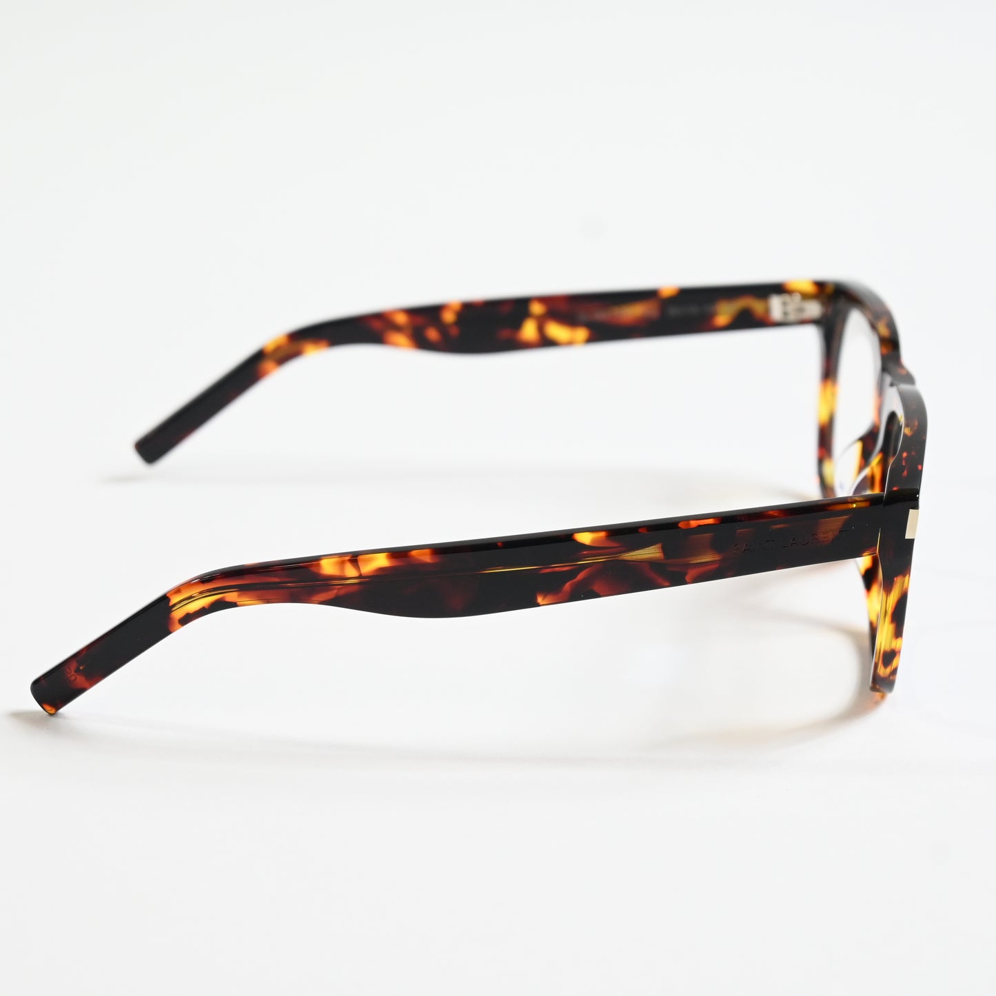 Yves Saint Laurent SL-598O 002 Unisex Authentic Eyeglasses Havana, 56mm - New