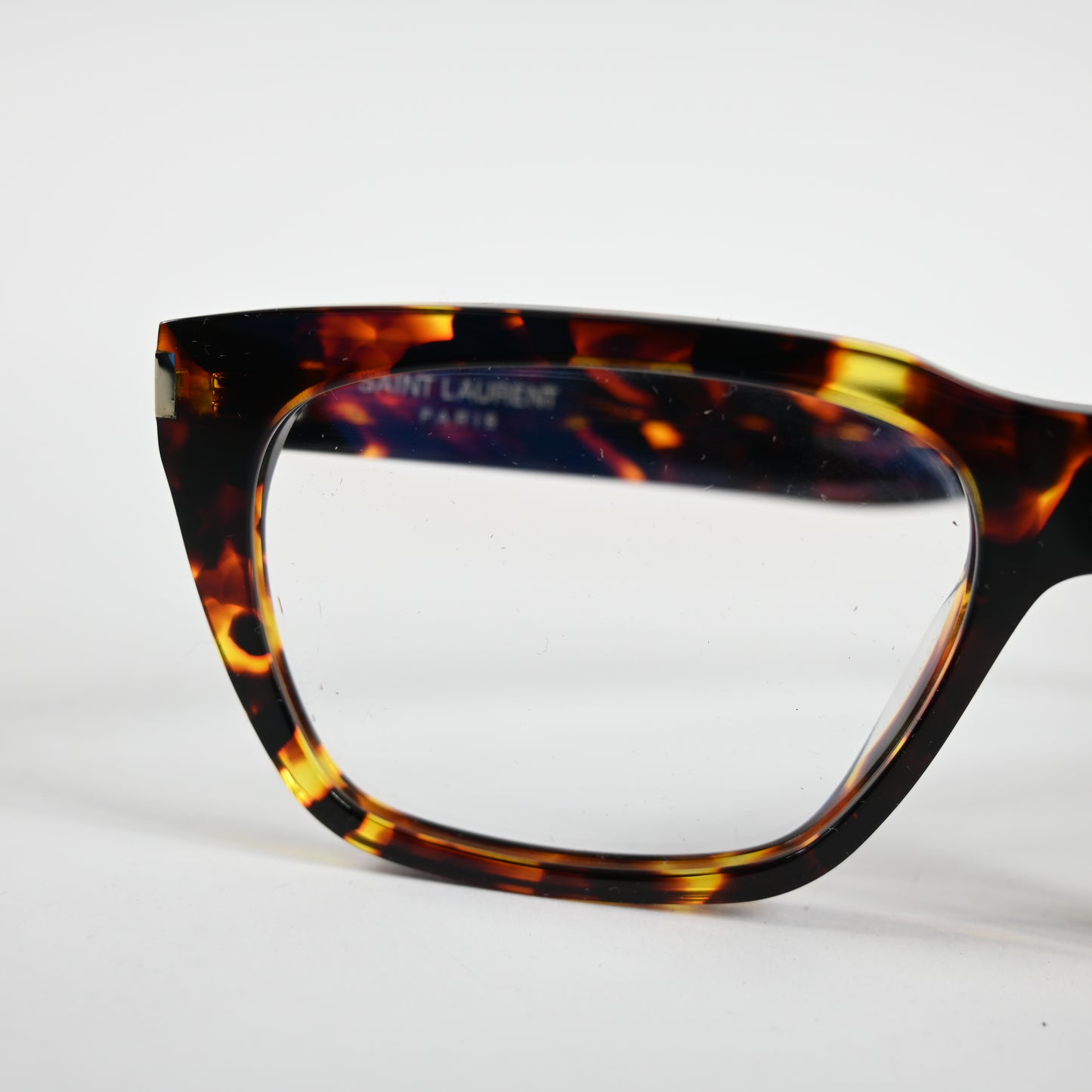 Yves Saint Laurent SL-598O 002 Unisex Authentic Eyeglasses Havana, 56mm - New