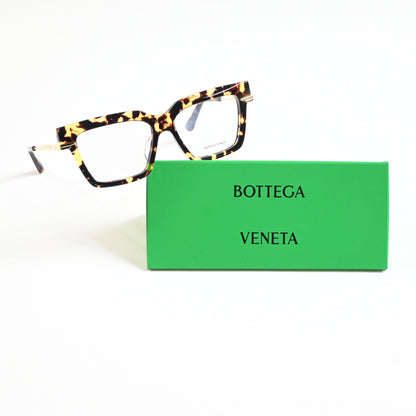 Bottega BV1243O 002 Womens Authentic Eyeglasses Black/Gold, 53mm - New