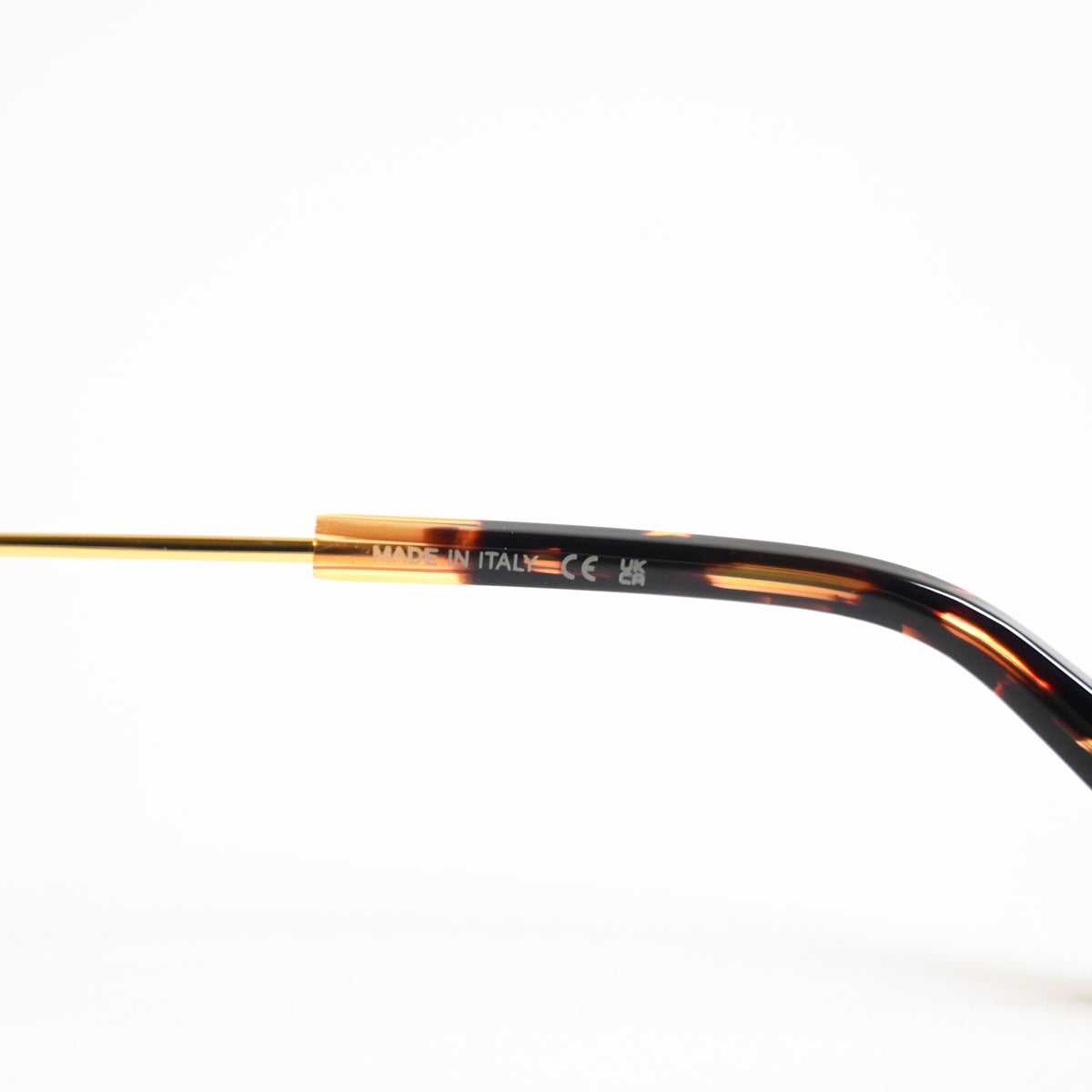 Bottega BV1243O 002 Womens Authentic Eyeglasses Black/Gold, 53mm - New