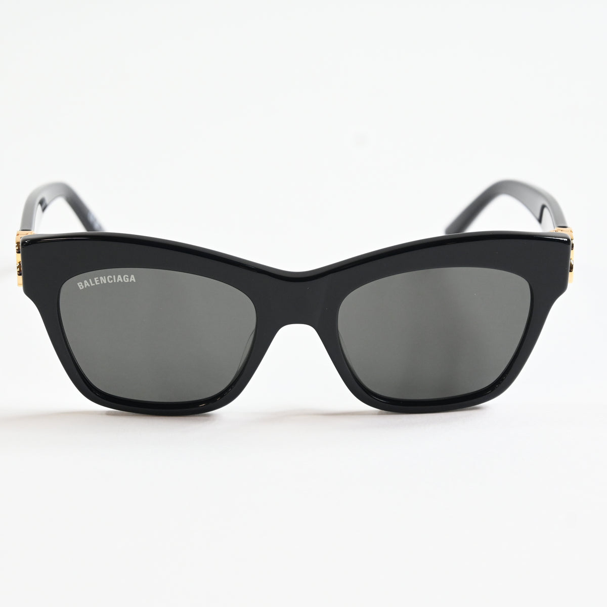 Balenciaga BB0132S 001 Womens Authentic Sunglasses Black/Gray, 53mm - New