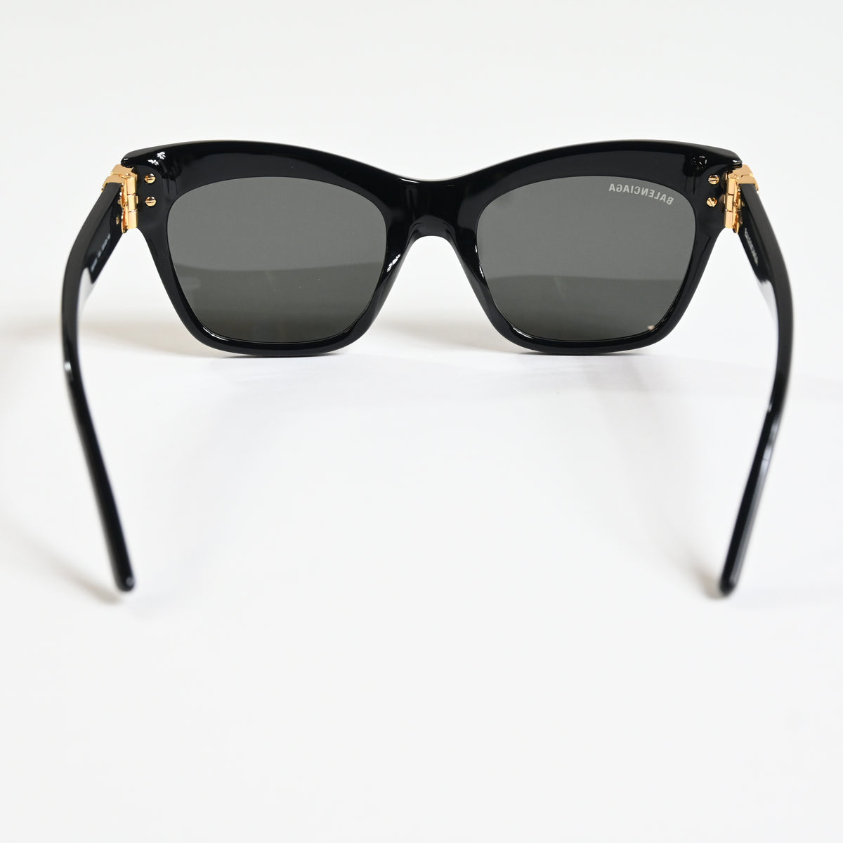 Balenciaga BB0132S 001 Womens Authentic Sunglasses Black/Gray, 53mm - New