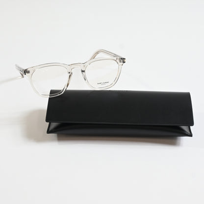 Yves Saint Laurent SL-28O 004 Unisex Authentic Eyeglasses Clear Beige, 50 - New