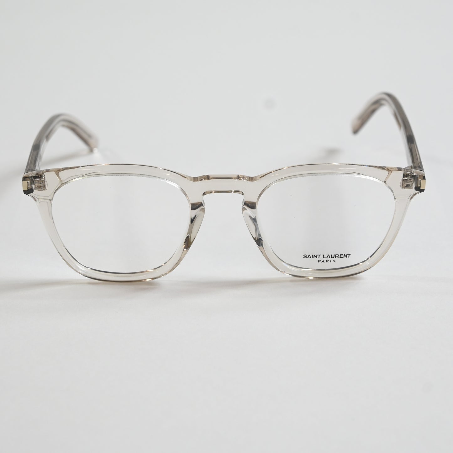 Yves Saint Laurent SL-28O 004 Unisex Authentic Eyeglasses Clear Beige, 50 - New