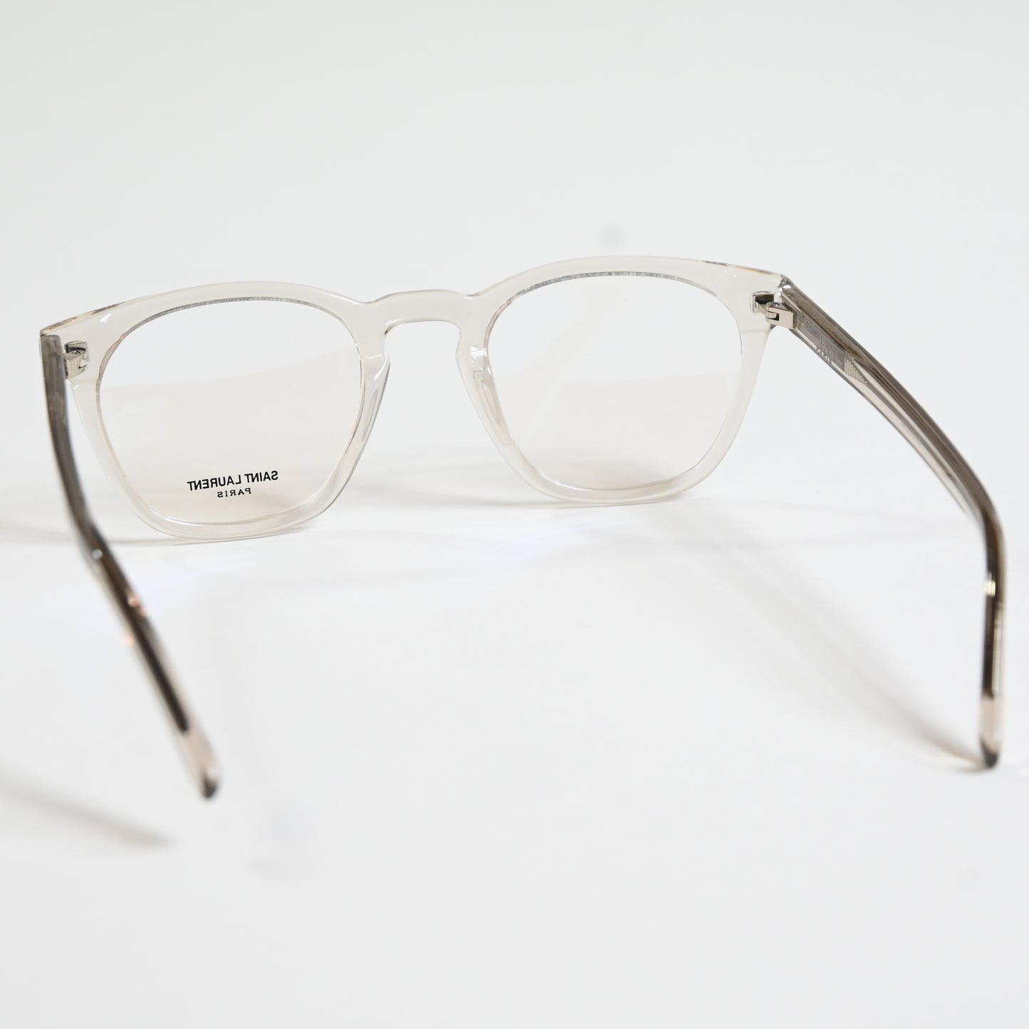 Yves Saint Laurent SL-28O 004 Unisex Authentic Eyeglasses Clear Beige, 50 - New