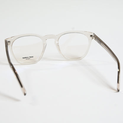 Yves Saint Laurent SL-28O 004 Unisex Authentic Eyeglasses Clear Beige, 50 - New