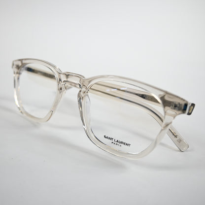Yves Saint Laurent SL-28O 004 Unisex Authentic Eyeglasses Clear Beige, 50 - New