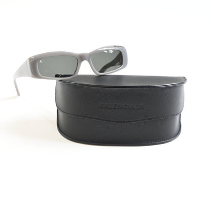 Balenciaga BB0266S 003 Unisex Authentic Sunglasses Black/Gold, 57mm - New