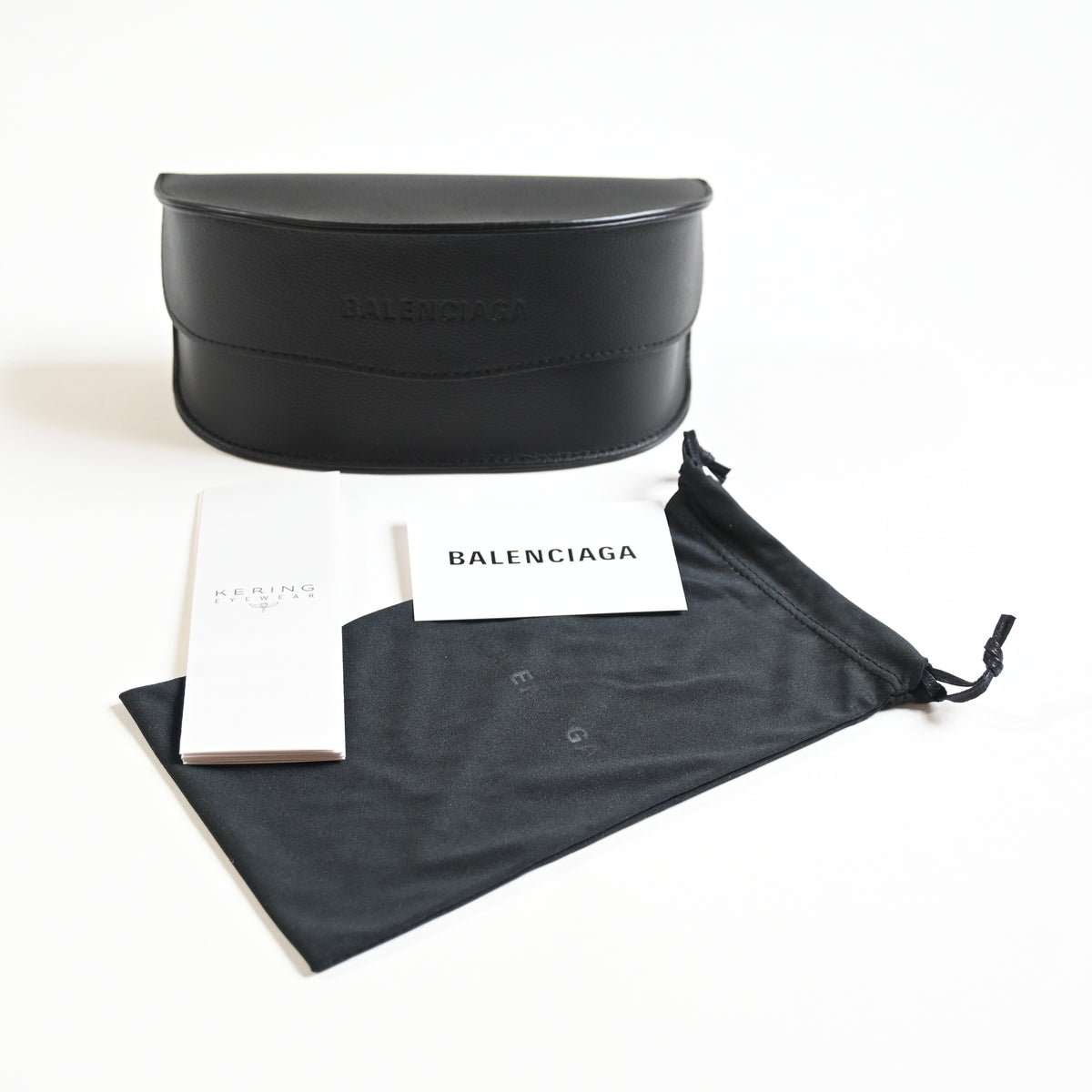 Balenciaga BB0266S 003 Unisex Authentic Sunglasses Black/Gold, 57mm - New