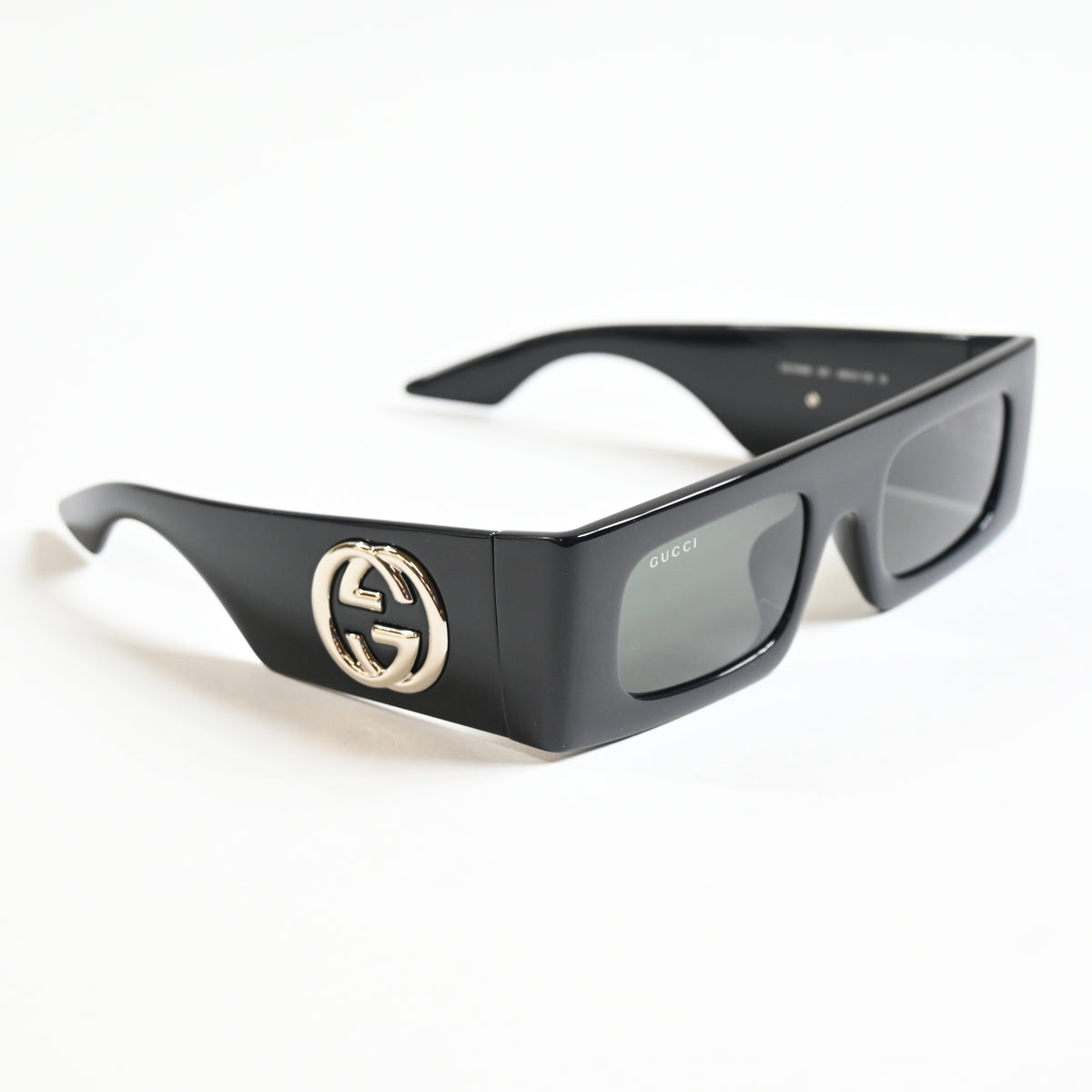Gucci GG1646S 001 Womens Authentic Sunglasses Black/Silver, 49mm - New