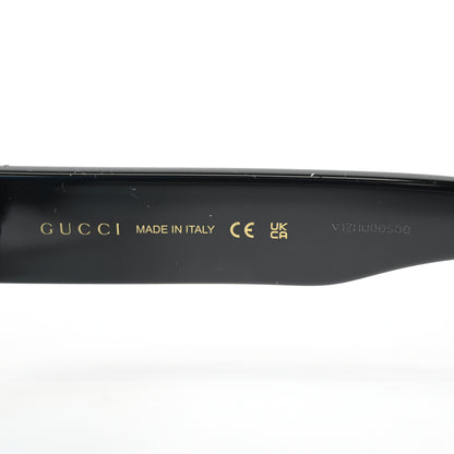 Gucci GG1134S 004 Mens Authentic Sunglasses Black/Teal, 53mm - New