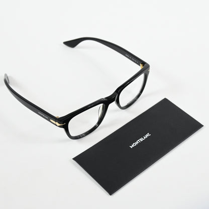 Montblanc MB0305O 001 Mens Authentic Eyeglasses Black, 51mm - New