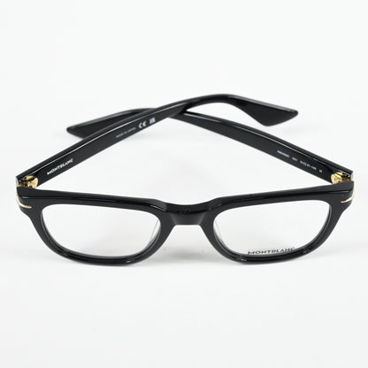 Montblanc MB0305O 001 Mens Authentic Eyeglasses Black, 51mm - New