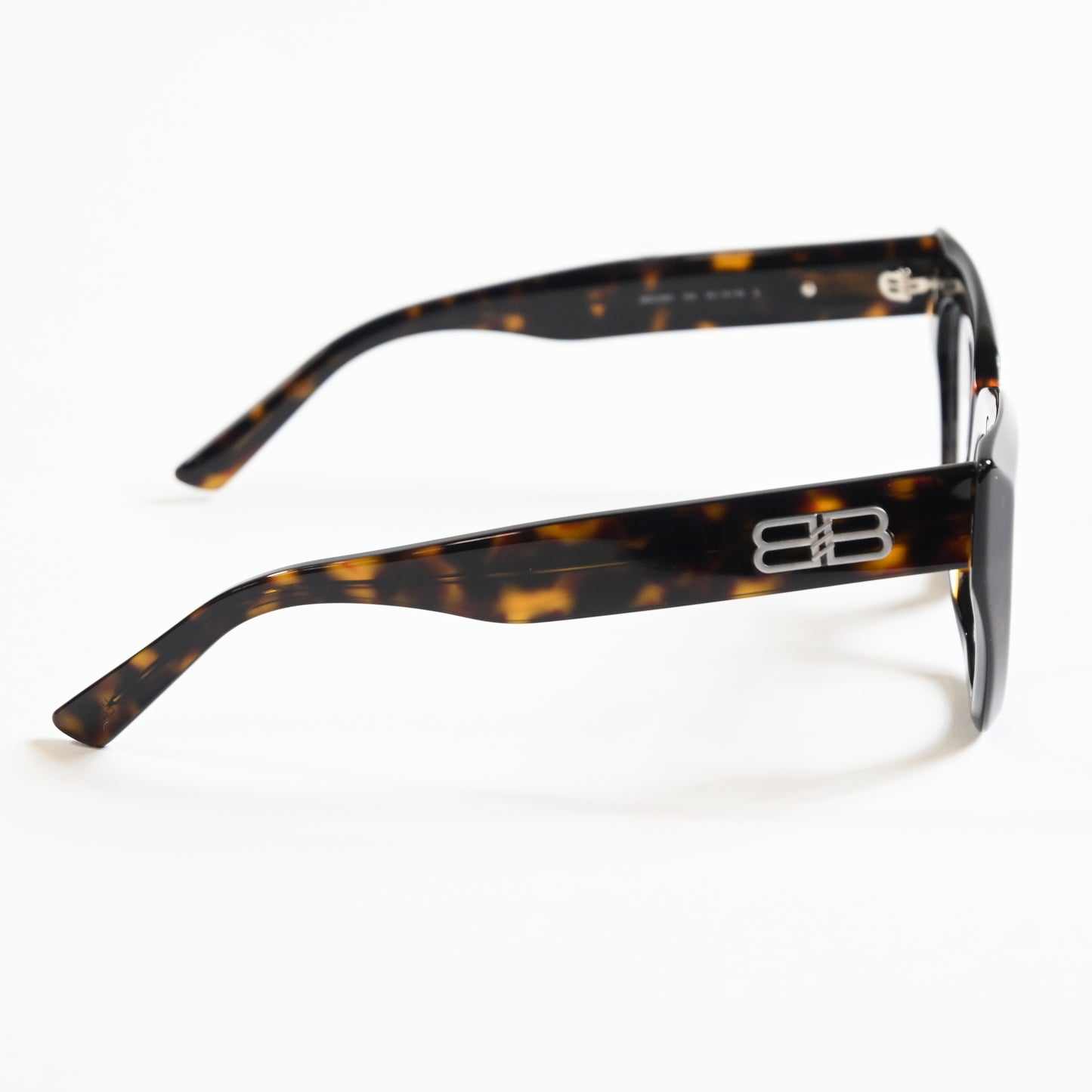 Balenciaga BB0238O 002 Womens Authentic Eyeglasses Havana/Silver, 50mm - New