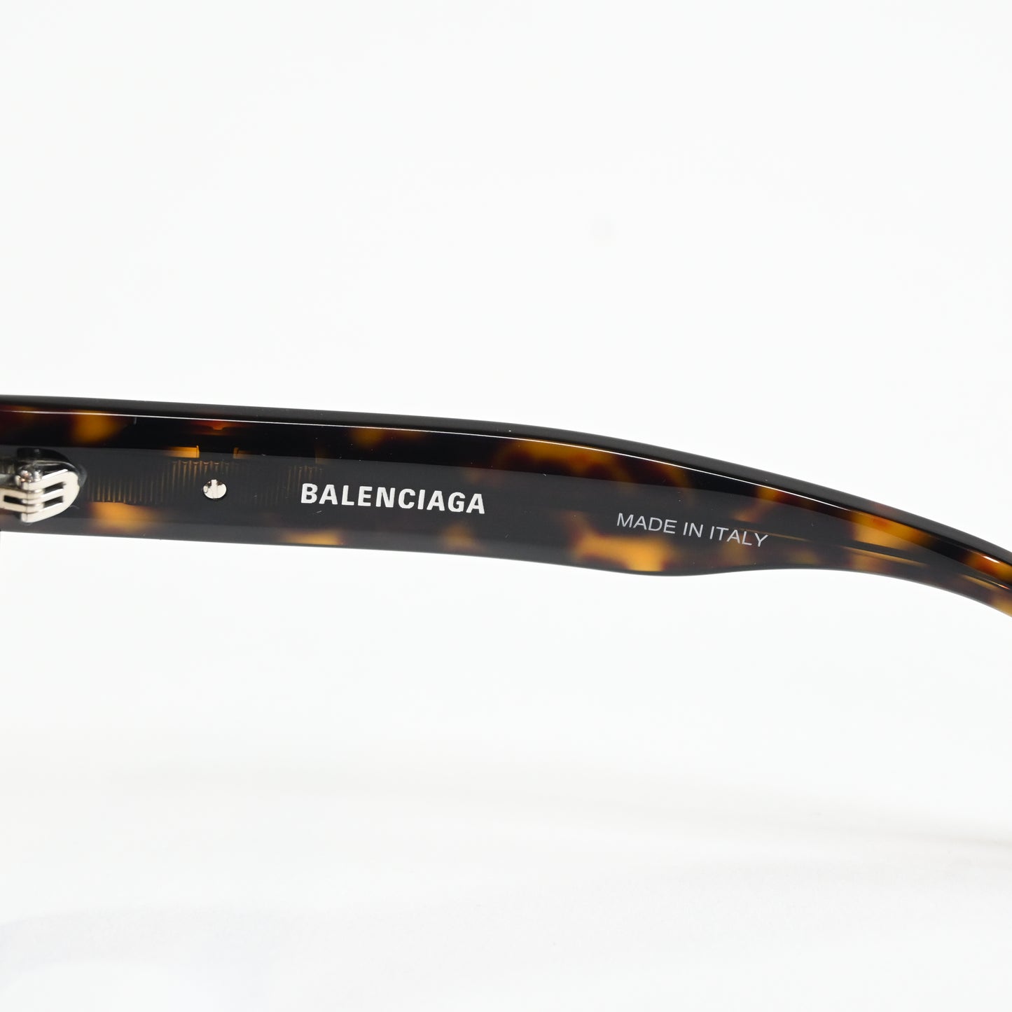 Balenciaga BB0238O 002 Womens Authentic Eyeglasses Havana/Silver, 50mm - New