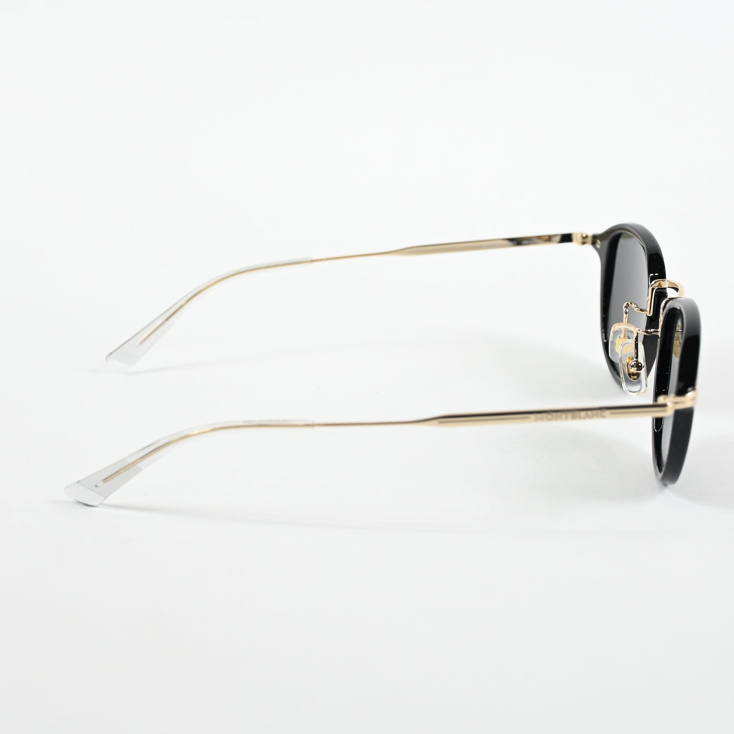 Montblanc MB0331S 001 Mens Authentic Sunglasses Black/Gold, 54mm - New