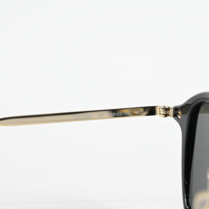 Montblanc MB0331S 001 Mens Authentic Sunglasses Black/Gold, 54mm - New