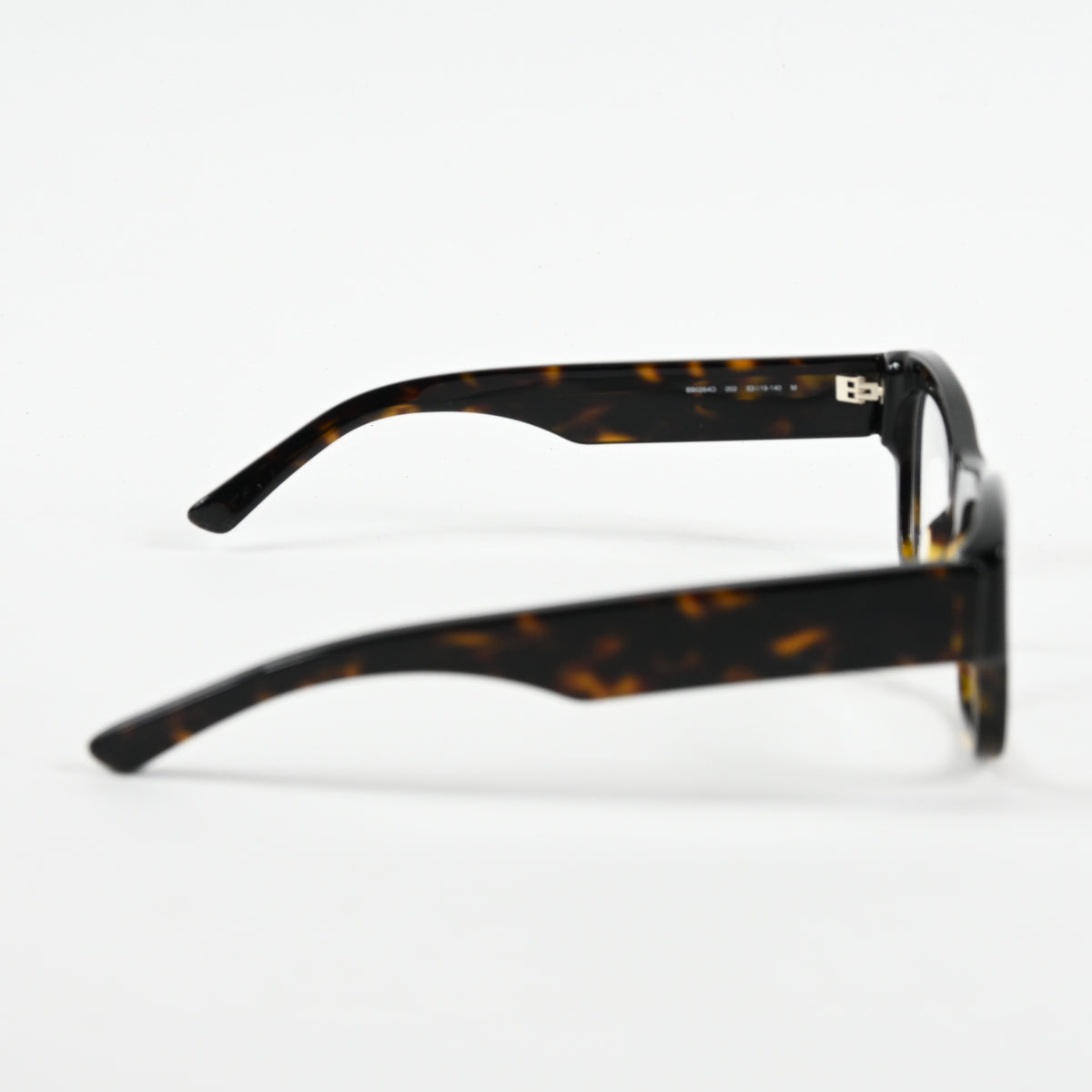 Balenciaga BB0264O 002 Unisex Authentic Eyeglasses Havana/Silver, 53mm - New