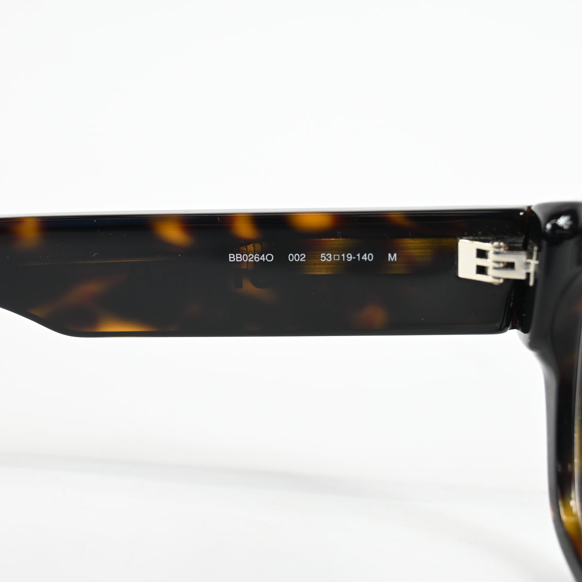 Balenciaga BB0264O 002 Unisex Authentic Eyeglasses Havana/Silver, 53mm - New