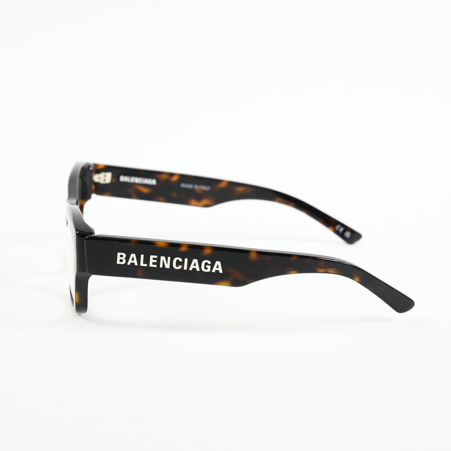 Balenciaga BB0264O 002 Unisex Authentic Eyeglasses Havana/Silver, 53mm - New