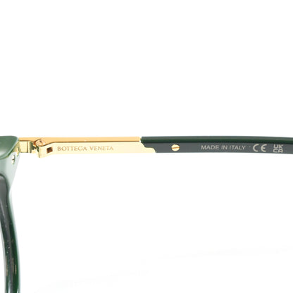 Bottega BV1263O 004 Mens Authentic Eyeglasses Green/Gold, 48mm - New