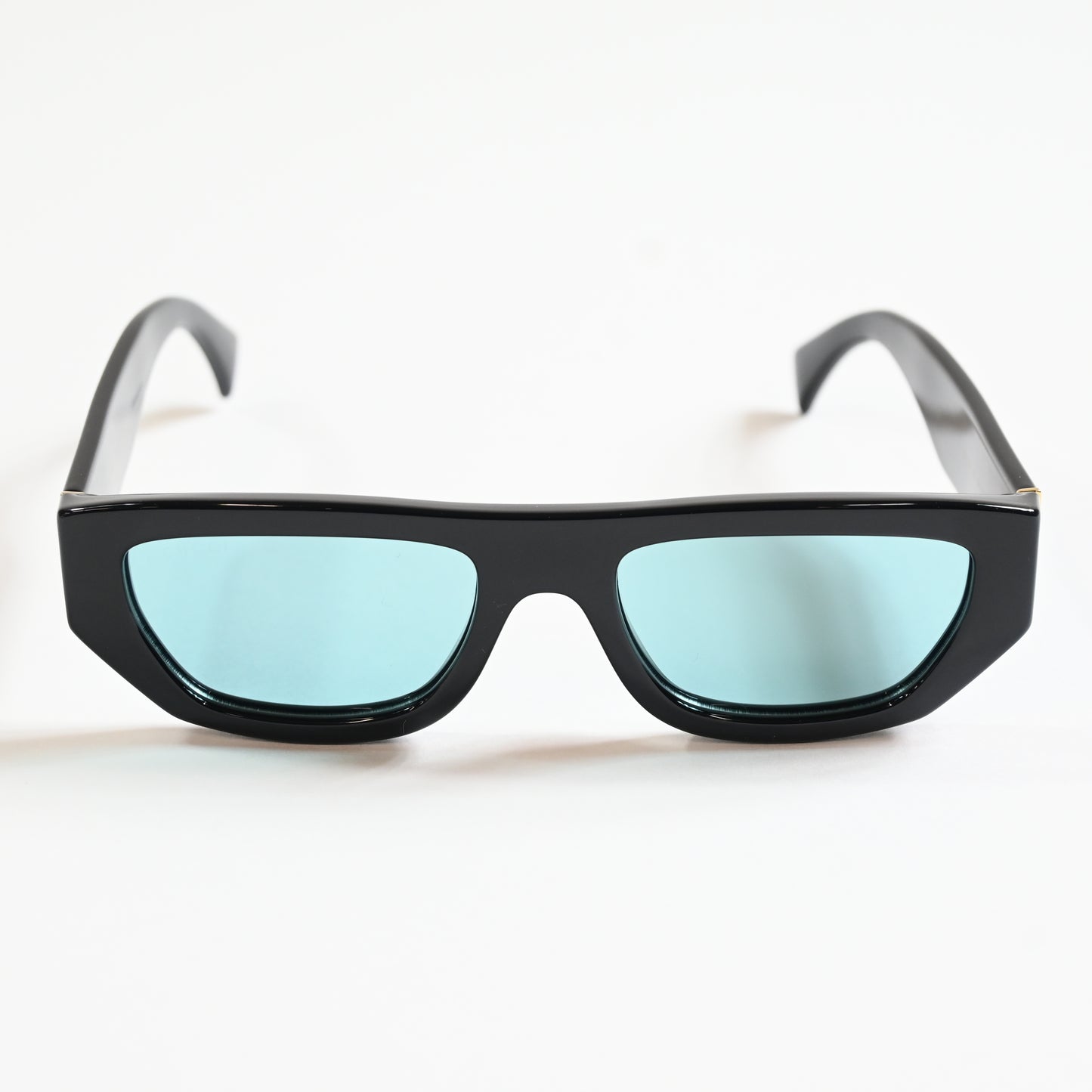 Gucci GG1134S 004 Mens Authentic Sunglasses Black/Teal, 53mm - New