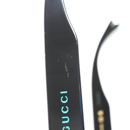 Gucci GG1134S 004 Mens Authentic Sunglasses Black/Teal, 53mm - New