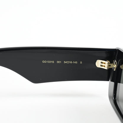 Gucci GG1331S 001 Mens Authentic Sunglasses Black/Gray, 54mm - New