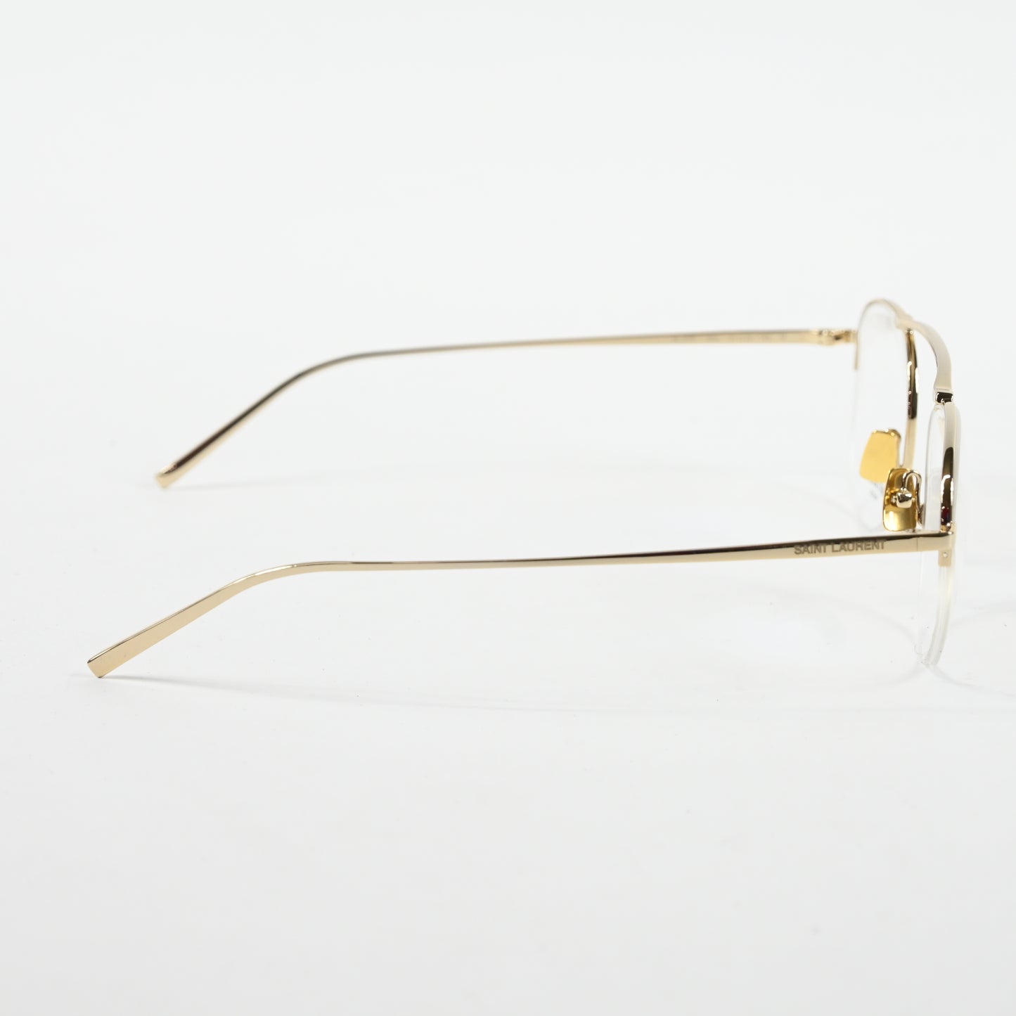 Yves Saint Laurent SL-576O 002 Unisex Authentic Eyeglasses Gold, 51mm - New