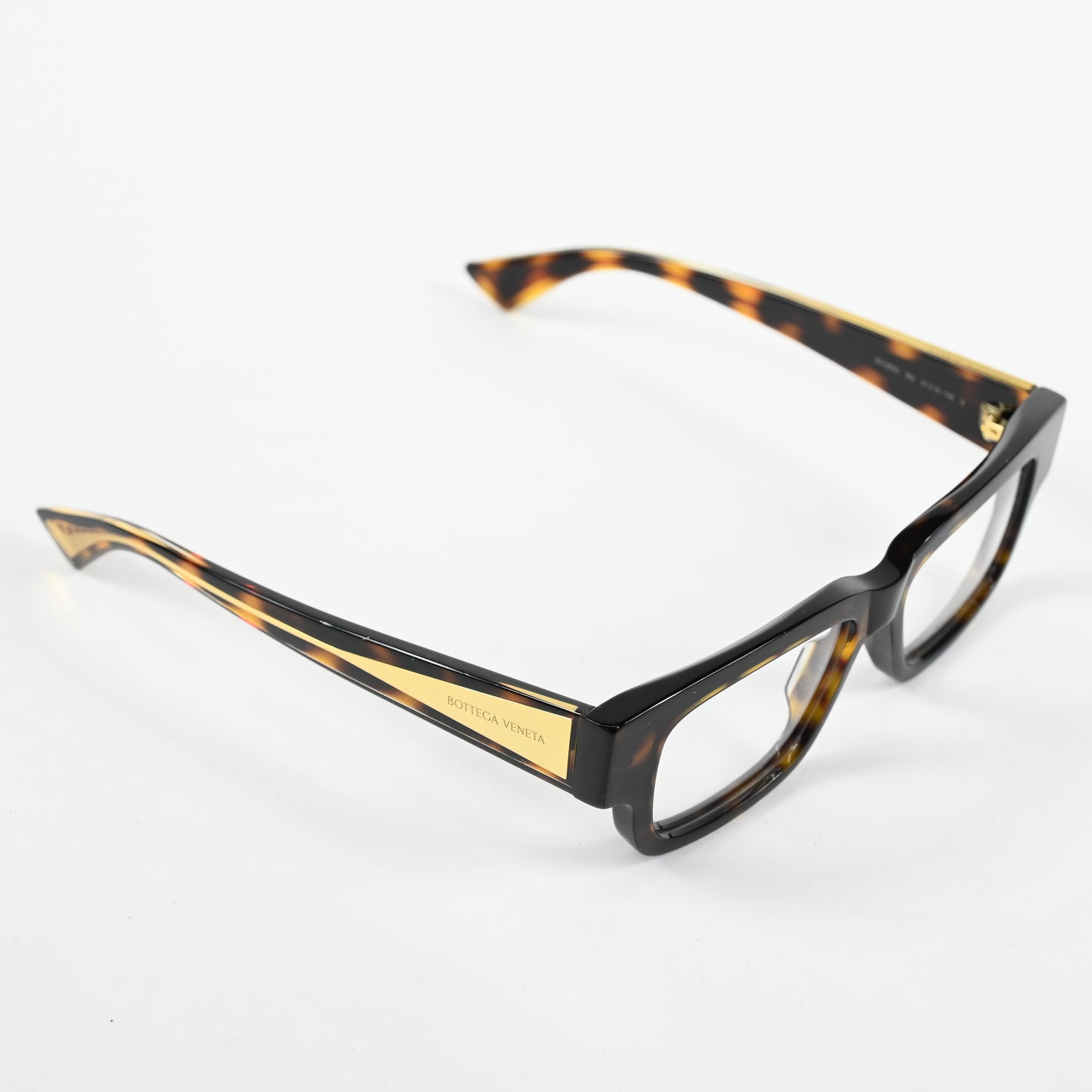 Bottega BV1280O 002 Womens Authentic Eyeglasses Havana/Gold, 51mm - New