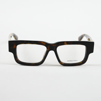 Bottega BV1280O 002 Womens Authentic Eyeglasses Havana/Gold, 51mm - New