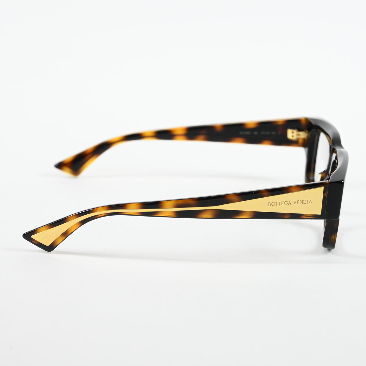 Bottega BV1280O 002 Womens Authentic Eyeglasses Havana/Gold, 51mm - New