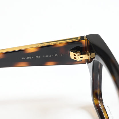 Bottega BV1280O 002 Womens Authentic Eyeglasses Havana/Gold, 51mm - New