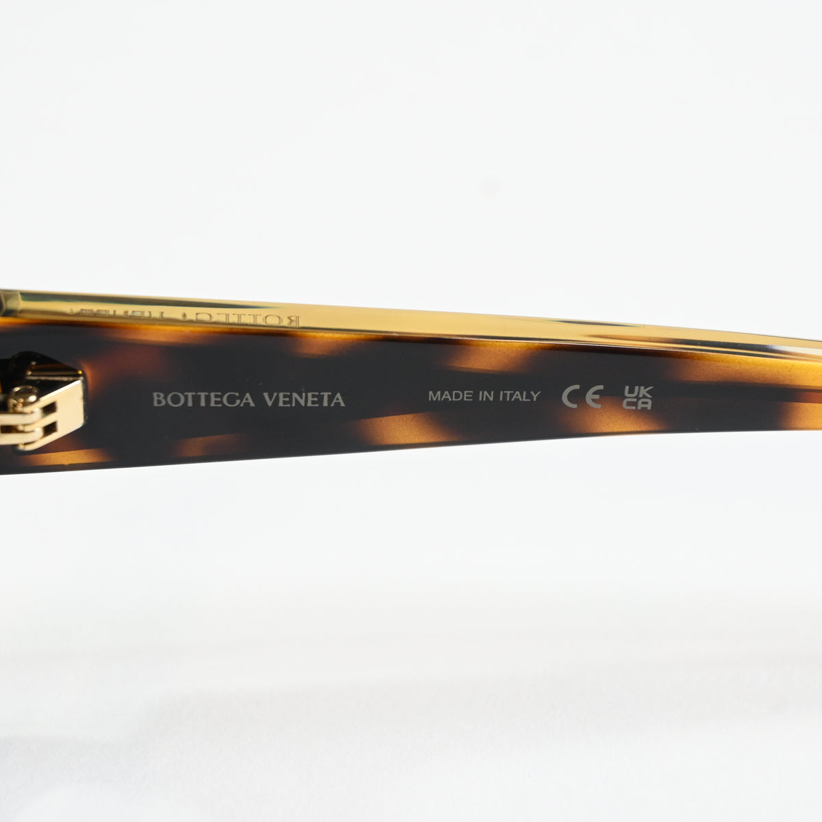 Bottega BV1280O 002 Womens Authentic Eyeglasses Havana/Gold, 51mm - New