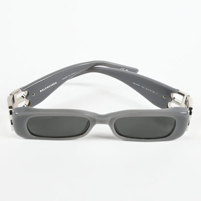 Balenciaga BB0096S 014 Womens Authentic Sunglasses Gray/Silver, 51mm - New