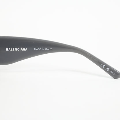 Balenciaga BB0096S 014 Womens Authentic Sunglasses Gray/Silver, 51mm - New