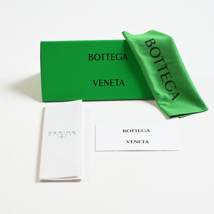 Bottega BV1277S 001 Womens Authentic Sunglasses Black/Gold, 57mm - New