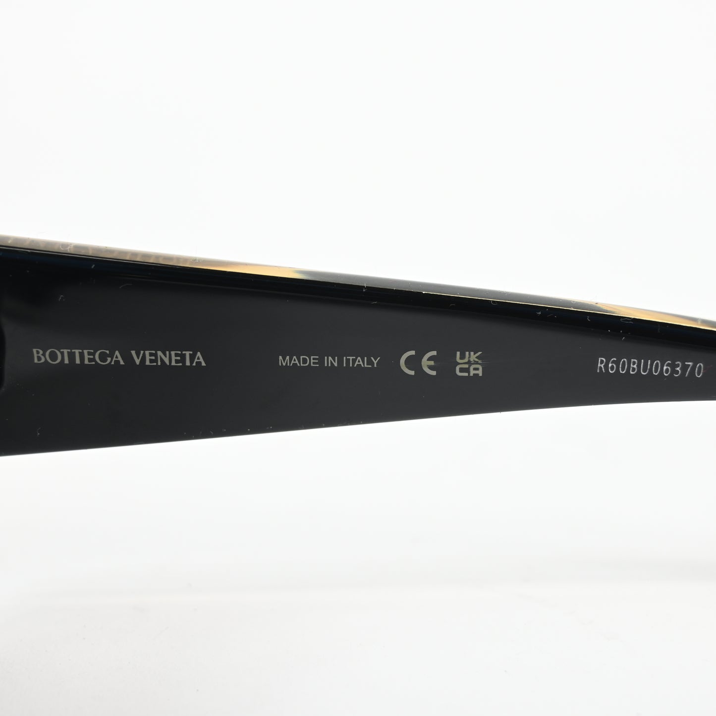 Bottega BV1277S 001 Womens Authentic Sunglasses Black/Gold, 57mm - New