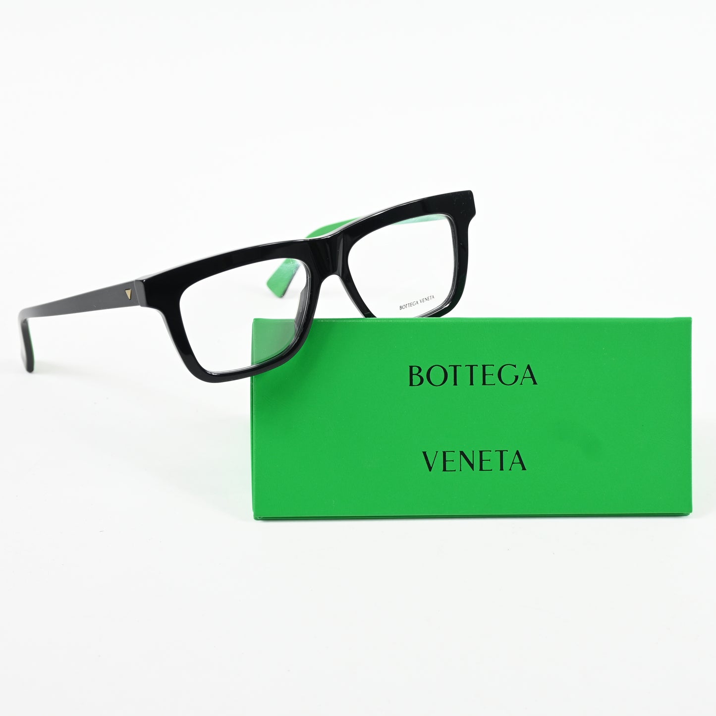 Bottega BV1227O 005 Unisex Authentic Eyeglasses Lime/Black, 54mm - New