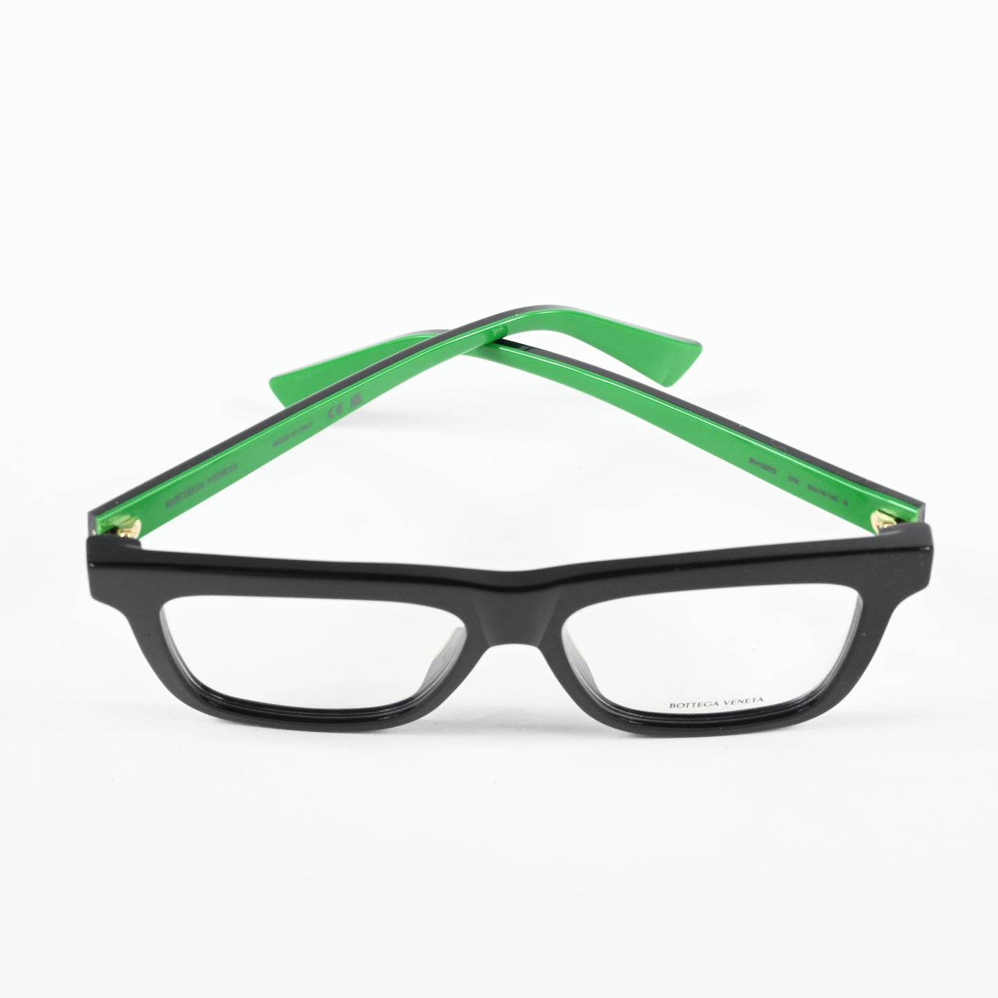 Bottega BV1227O 005 Unisex Authentic Eyeglasses Lime/Black, 54mm - New