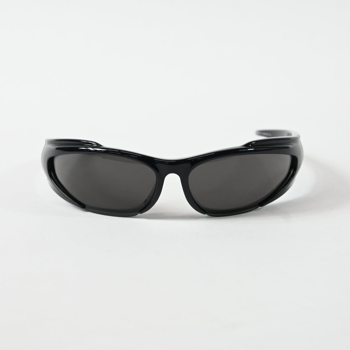 Balenciaga BB0253S 001 Unisex Authentic Sunglasses Black/Gray, 80mm - New